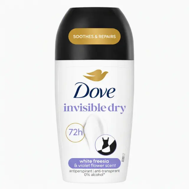 Dove Invisible Dry Roll On 50Ml Uk